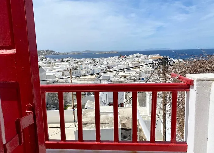 Elenitas Town House With Balcony And Sea View Apartment Mykonos Town